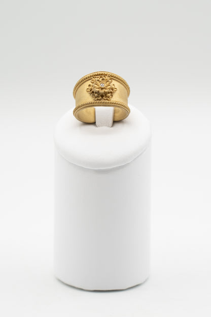 Anello Memoria Aurea, vista posteriore della montatura