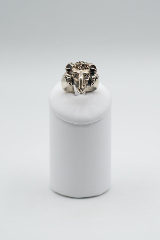 Anello Aries Brunito in argento 925 brunito, vista prospettica