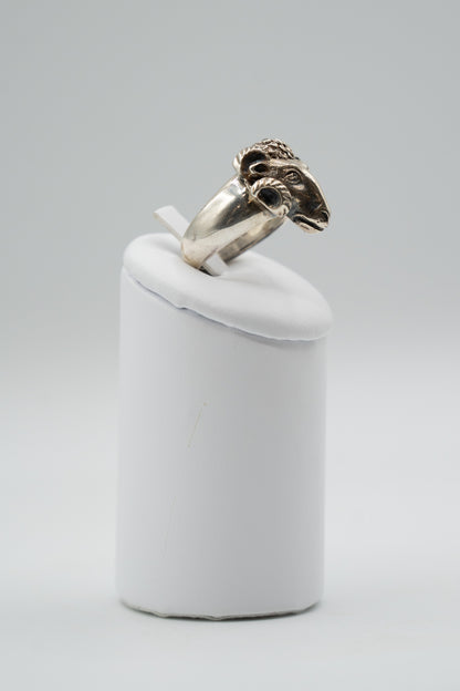 Anello Aries Brunito, dettaglio laterale della montatura