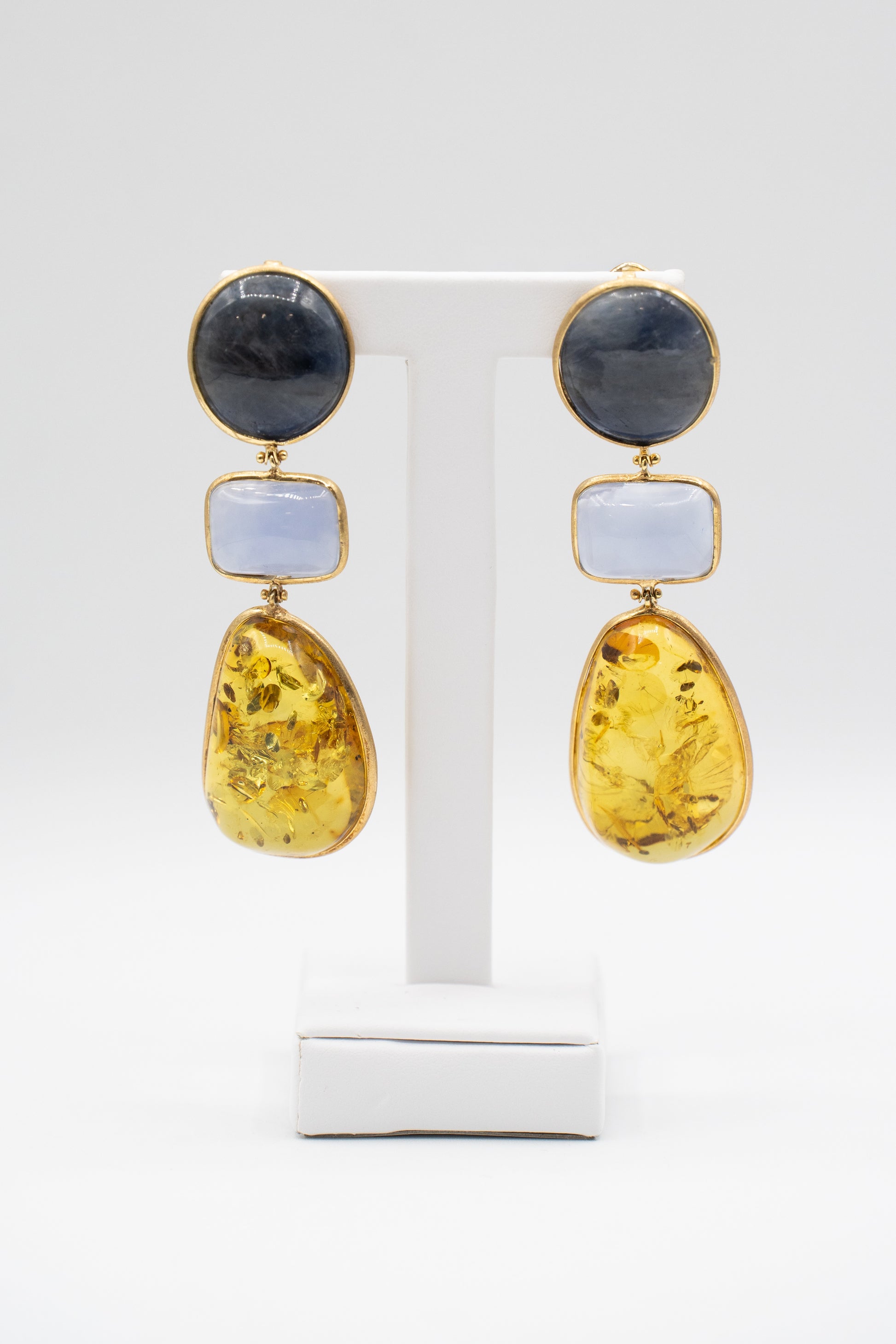 Orecchini Miele e Cielo, vista completa